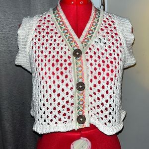 Free people sweater vest one size